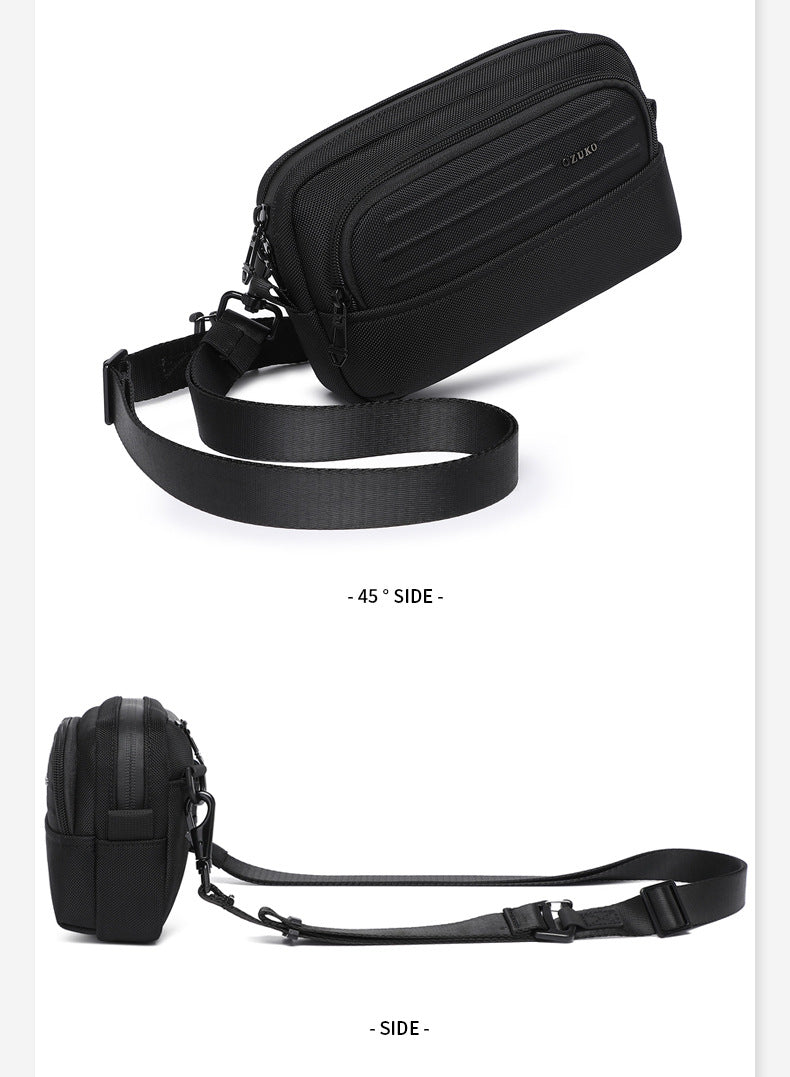 ozuko Men's Clutch Bag Multi-Functional Portable Small Crossbody Bag Travel Commute Lightweight Trendy Brand Storage Men's Bag
