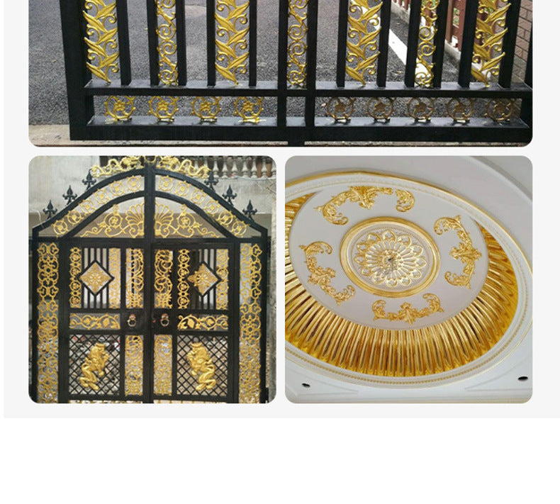 Gold and Silver Latex Paint baolisi Iron Art Steel Color Steel Tile Renovation Coating Anti-Rust Industrial Metal Paint