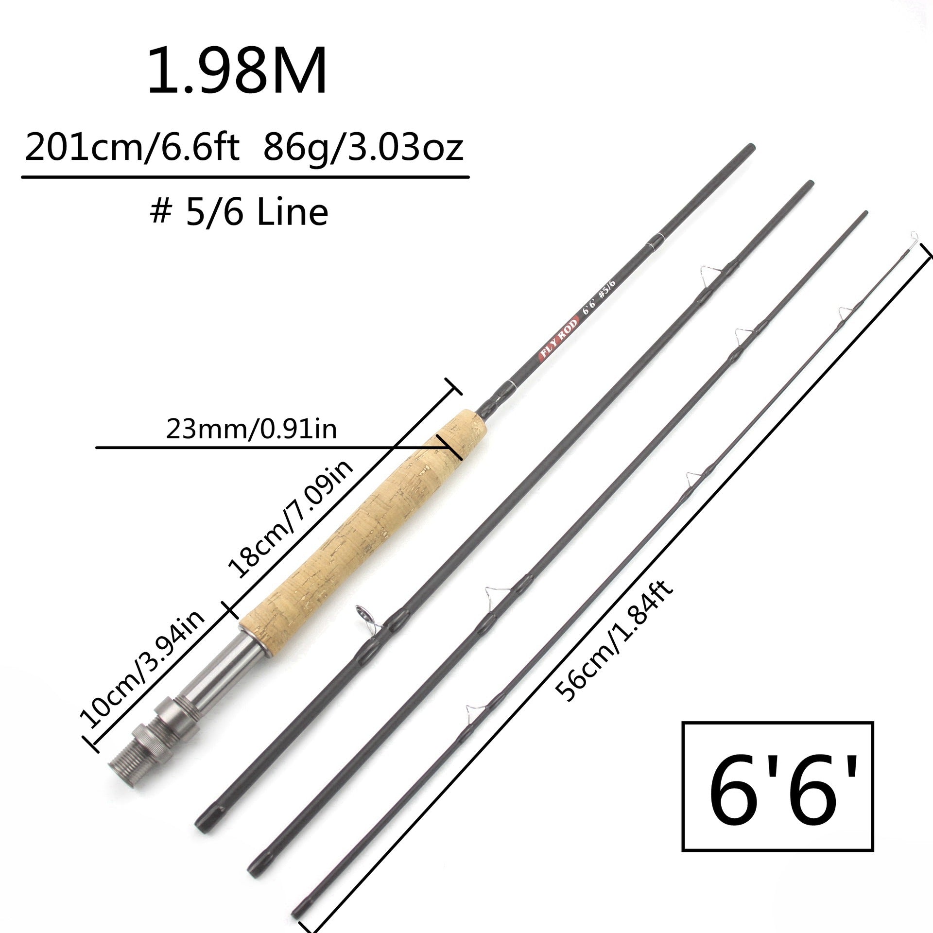 Ultra-light Fly Fishing Rod4Fishing Rod Carbon Fiber Portable European and American Style Popular Rod Manufacturer Wholesale