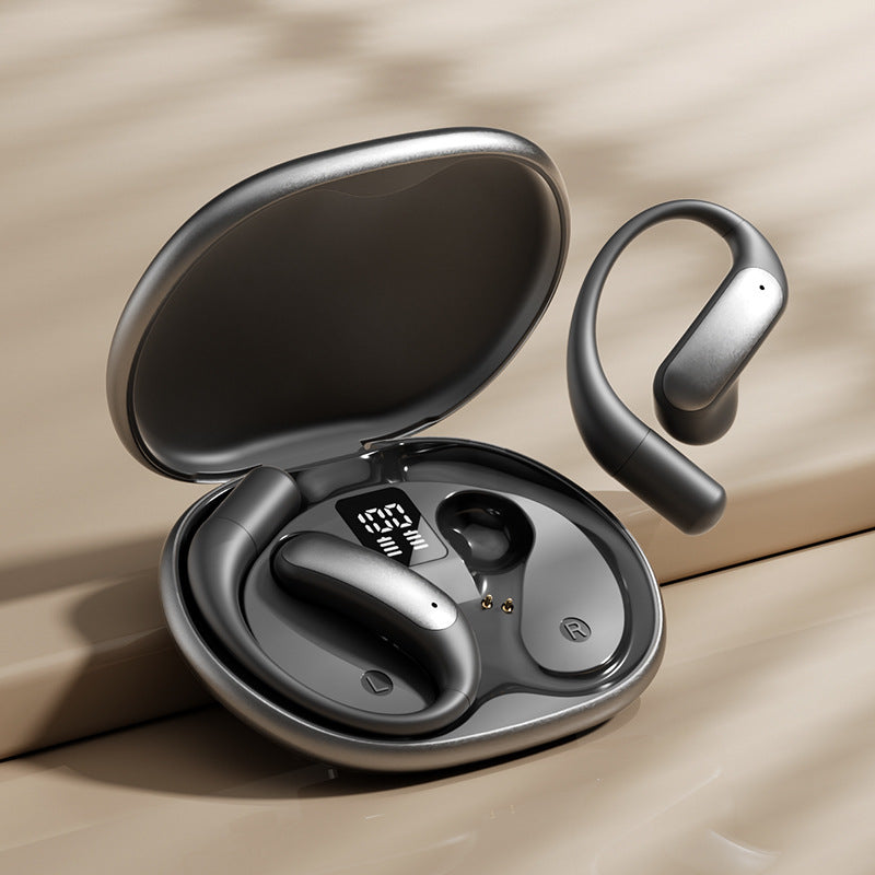 2025Popular M129Ear-mounted Digital Display Bluetooth Earphones Private Model High Appearance Wireless Bluetooth Earphones