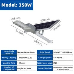 Solar Street Light New Rural Road Engineering Lighting Outdoor Waterproof Garden Light 6m High Pole Street Light Wholesale