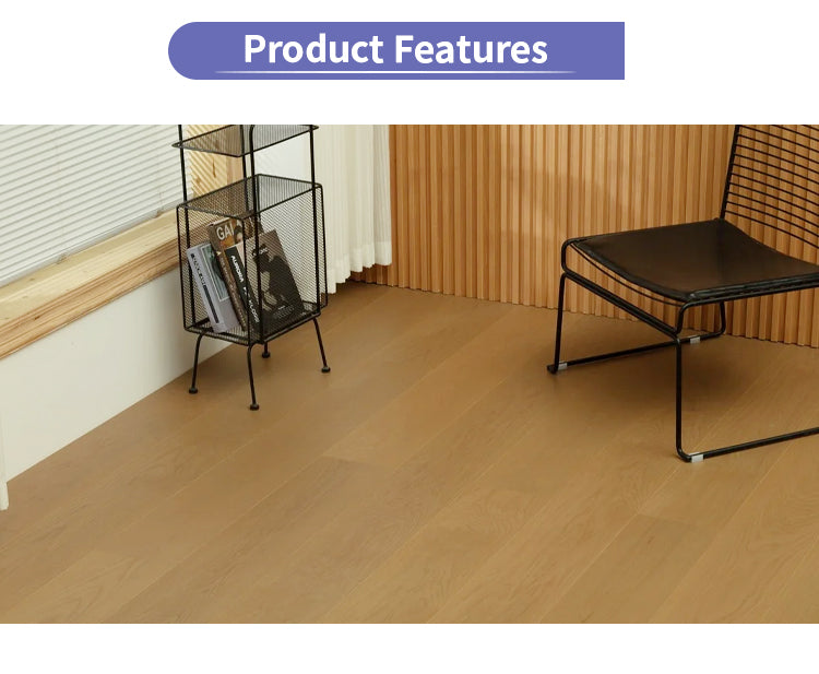 Custom Engineered Solid Wood Oak Hardwood Flooring Premium Three Layer Waterproof Flooring Outdoor Use Park Villas Offices