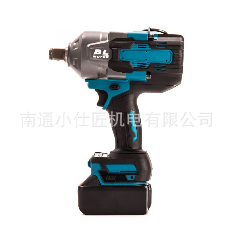 Manufacturer Supply Rechargeable Lithium Battery Wrench Cross-Border Trade High Torque Portable Impact Wrench Auto Repair Air Gun