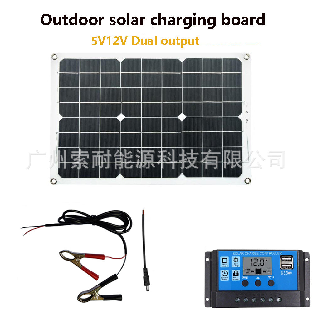 Legendary Generation Solar Power System：12V 300W Inverter+30A Controller+18W Solar Panel