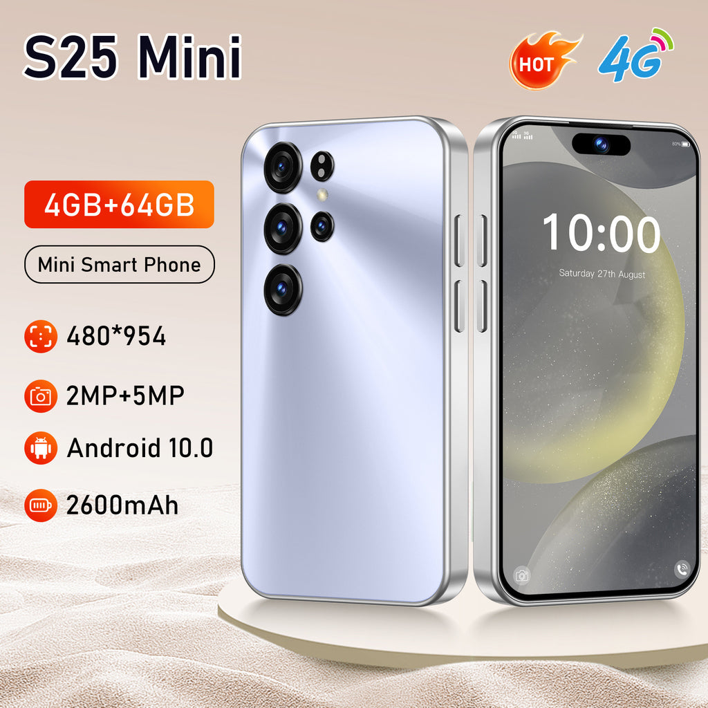Hot Sale S25 Mini Mini Smartphone4+64G All-Network Dual-SIM Dual-Standby Android mini Mobile Phone