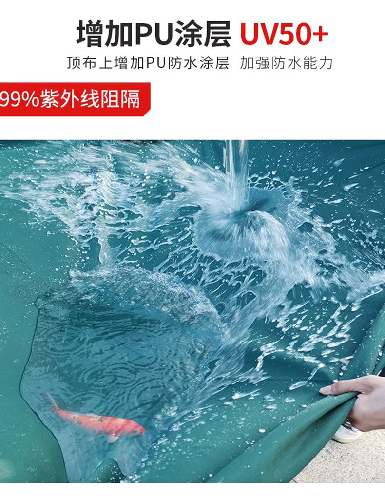 Outdoor Sunshade Canopy Rain Shelter Courtyard Garden Villa Four-legged Pavilion Advertising Event Large Roman Tent Umbrella Wholesale