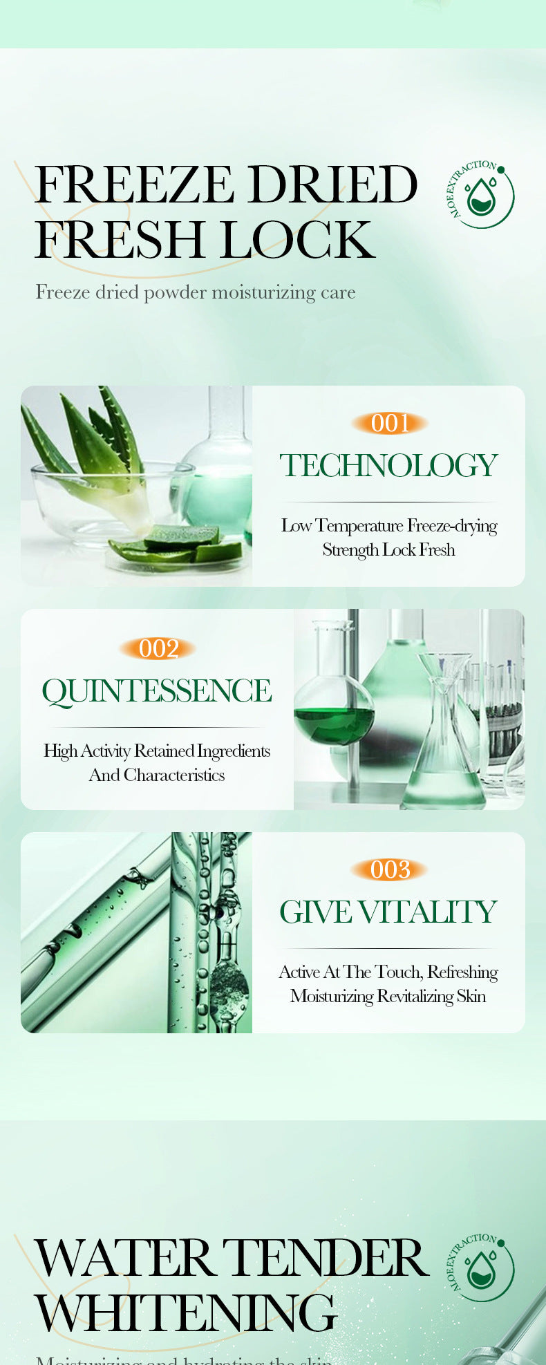 Cross-border Freeze-Dried Powder Combination Hydrating Moisturizing Skin Rejuvenation Nourishing Skin Freeze-Dried Powder Set Export Manufacturer Wholesale