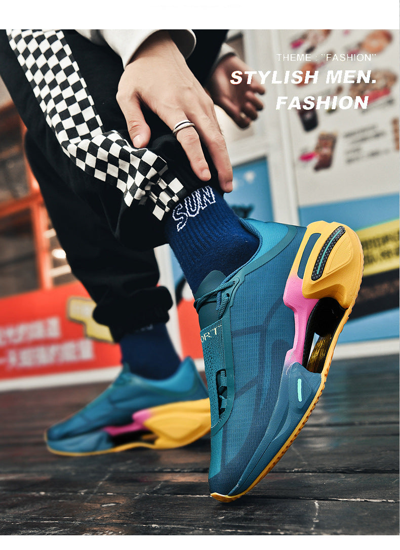 Summer Hot-Selling Shadow Carbon Plate Casual Trendy Men's Shoes Lightweight Rebound Wear-Resistant Shock-Absorbing Youth Training Sports Shoes