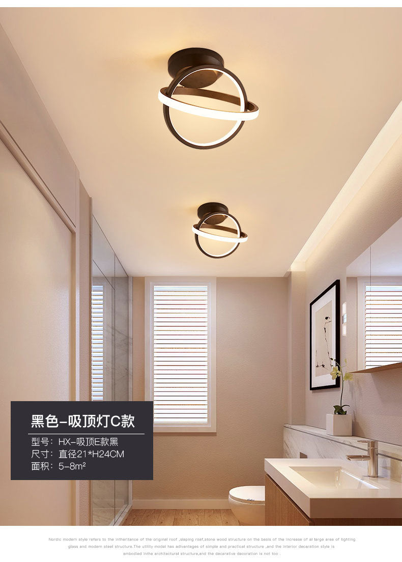 Aisle Light Entryway Hallway Light Iron Art Stair Light Cloakroom led Ceiling lamp balcony lamp Zhongshan lighting fixtures