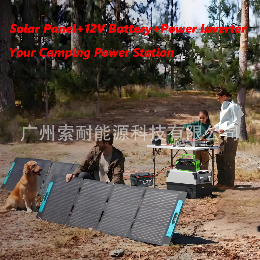 Vehicle Inverter300W/500W12V Turn110V/220V Dual Socket with Digital Display/USB/Type-C