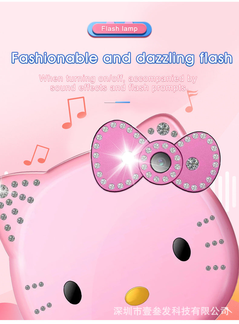 i168Mini Button Straight New Model Mini Hellokitty Small Phone Hot Sale Cartoon Cute