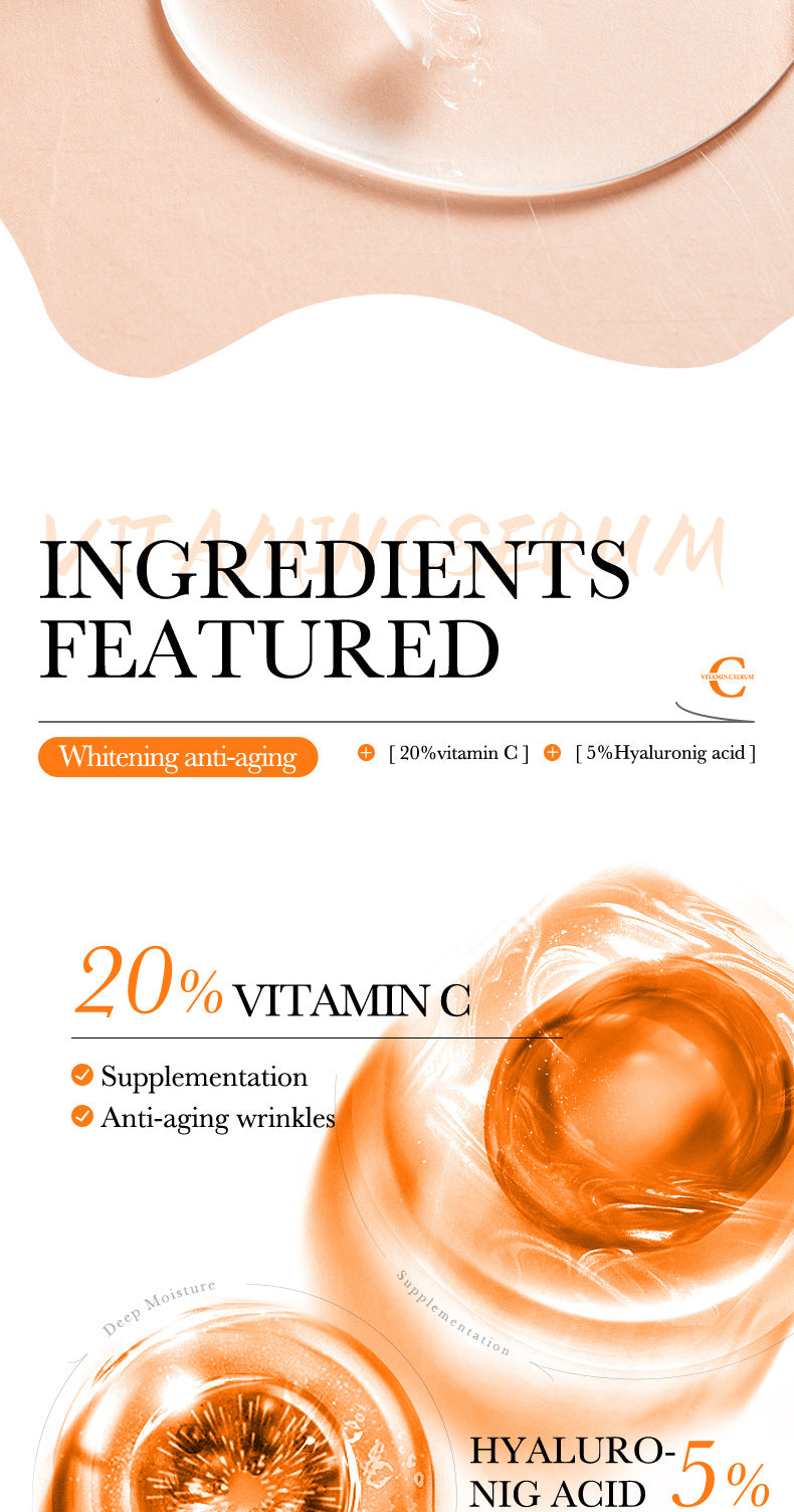 BIOAOUA Essence Series Hydrating and Nourishing Vitamins C Essence  Foreign Trade Factory Direct Sales