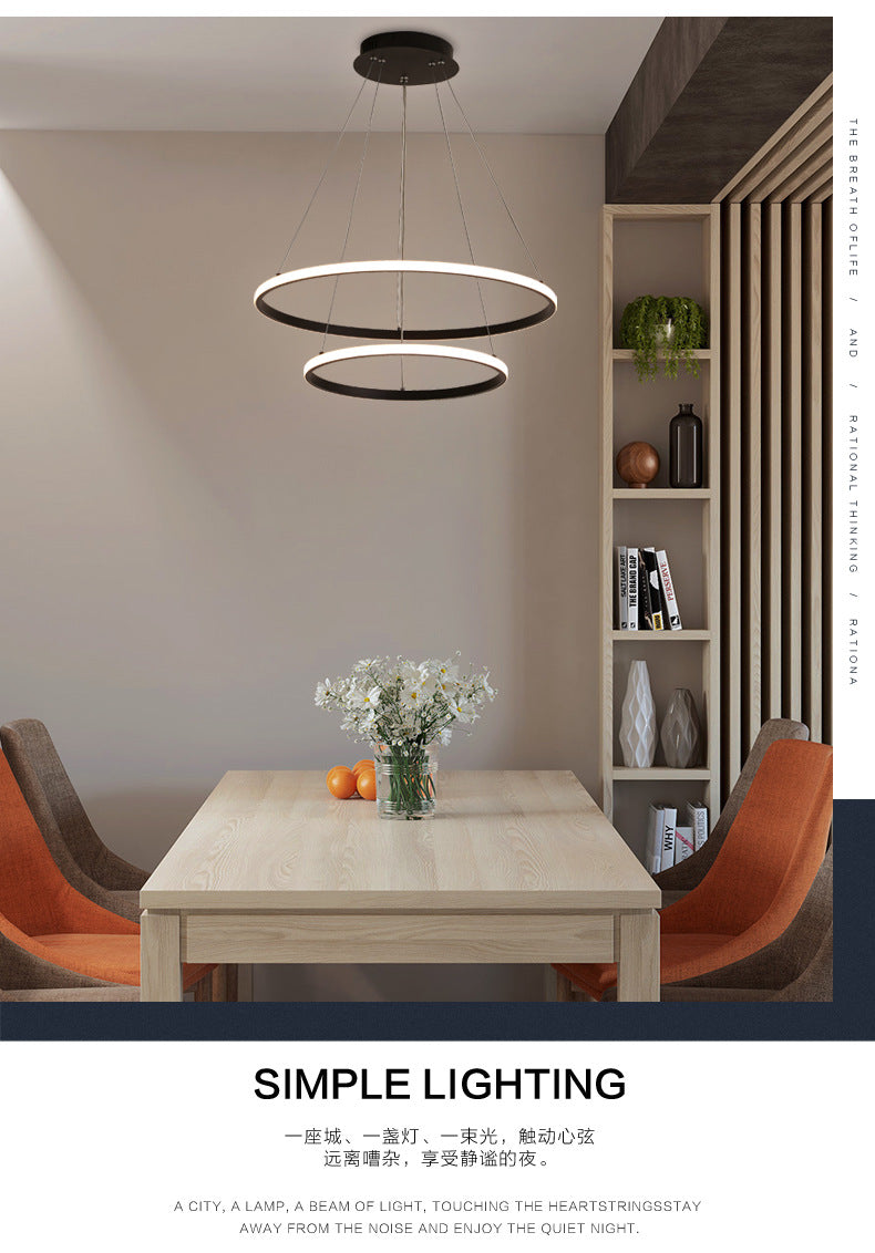 Northern Europe led Restaurant Chandelier Modern Minimalist Bar Table Lamp Bedroom Room Lamp Dining Room Unique2025New Lamps