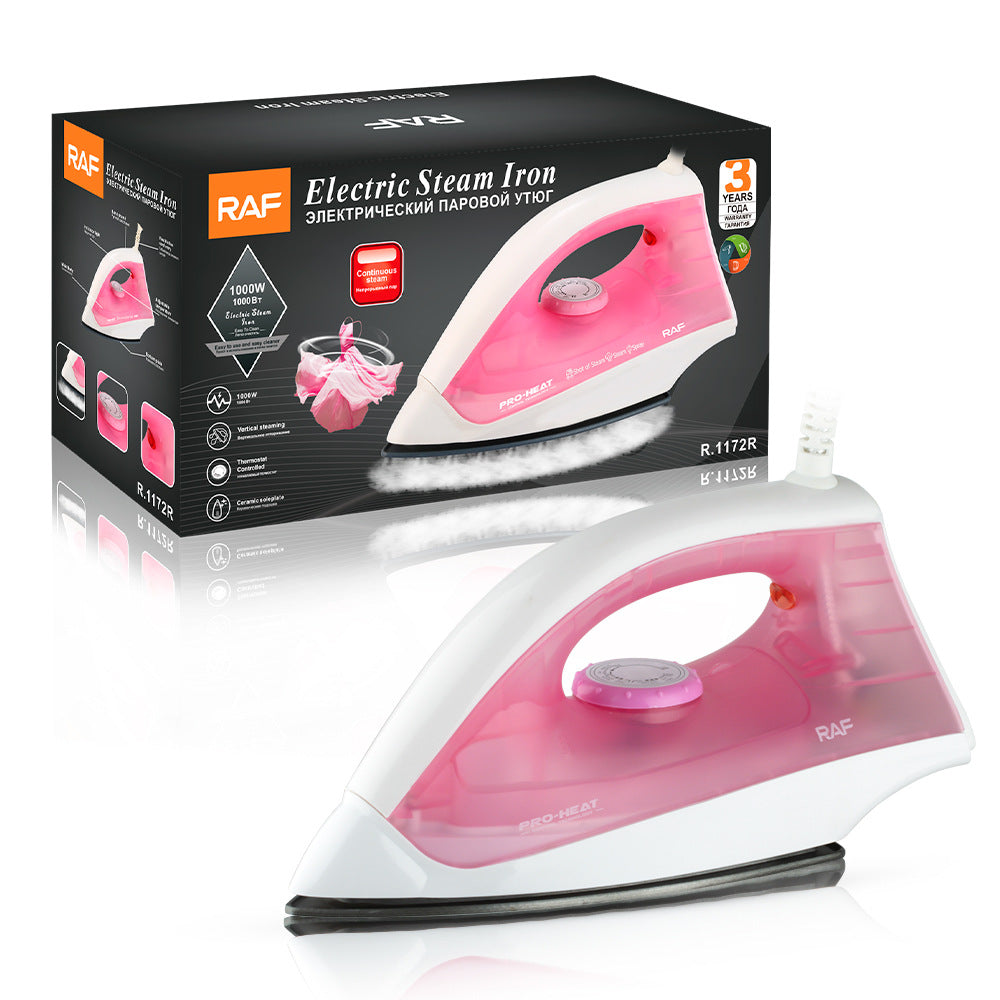 RAF EU Standard Handheld Electric Iron Household Small Portable Iron Handheld Ironing Machine Dry Iron 1172