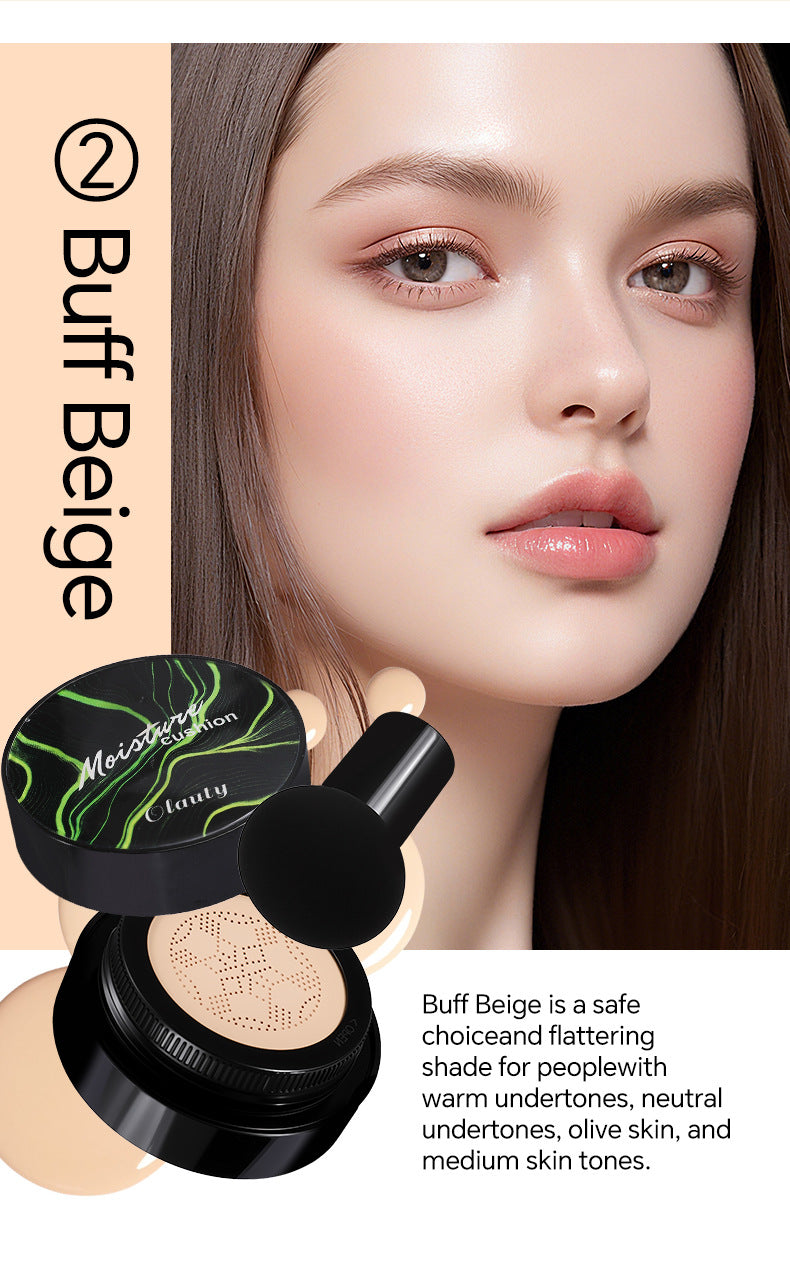 Genuine Air Cushion BB Cream Waterproof Concealer with Makeup Brush and Puff CC Cream Four-Piece Set20g*3Version