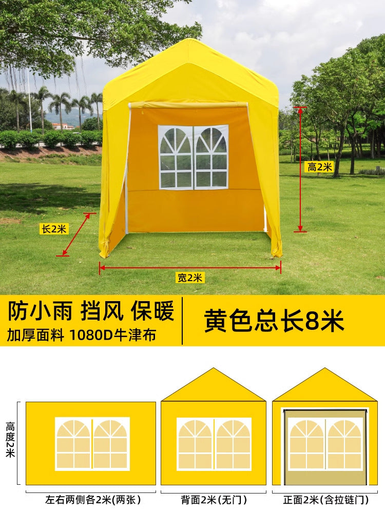 Camping Internet Celebrity Market Stall Tent Cover Thickened Windproof Rainproof Coldproof Outdoor Windproof Cloth Distribution and Dropshipping