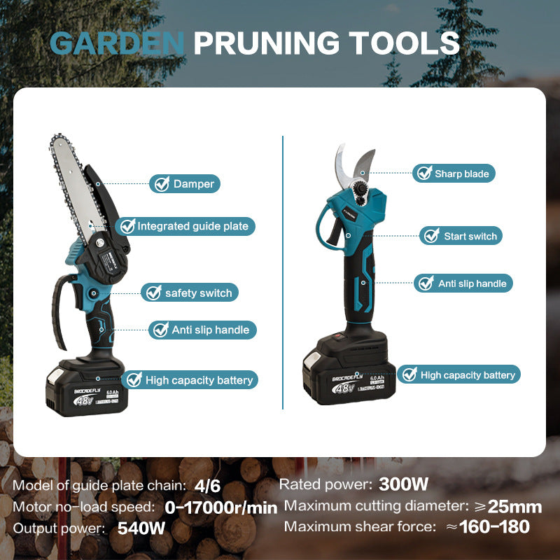 Electric Chainsaw Electric Pruning Shears Extended Extension Rod High Branch Rod High Branch Shears Extended High Branch Saw Source Manufacturer