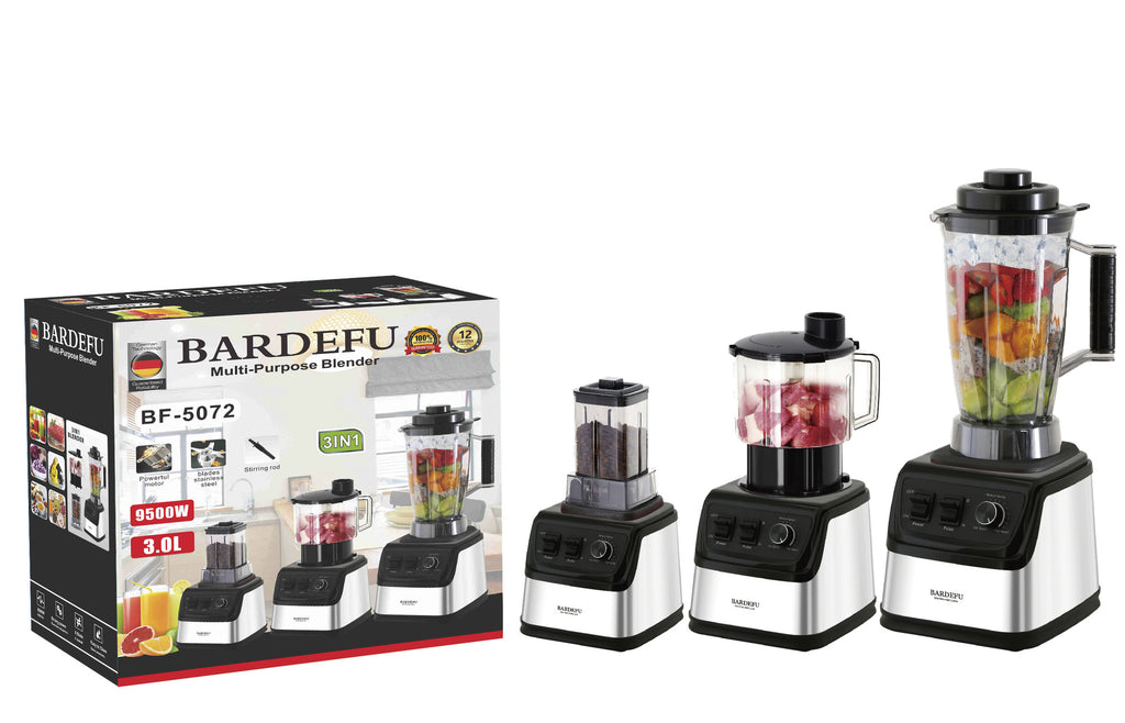 3L8in1blender  North America Europe Africa Stainless Steel Metal Blender Juicer Meat Grinder Multi-Functional