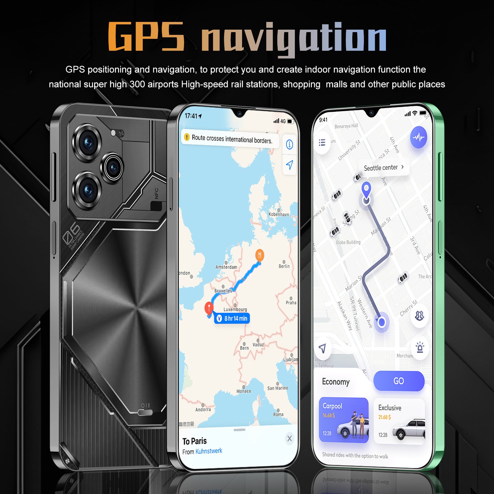 Hot-selling Mobile Phones Pova6 Pro Android Large Screen16+1T Smartphone In Stock Factory Price(Popular)