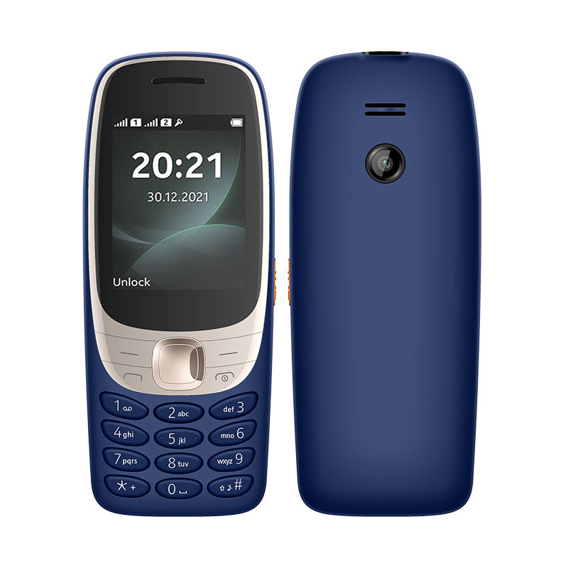 Mobile Phone6310Elderly Phone2G Ultra-long standby loud sound large font multifunctional button elderly phone wholesale