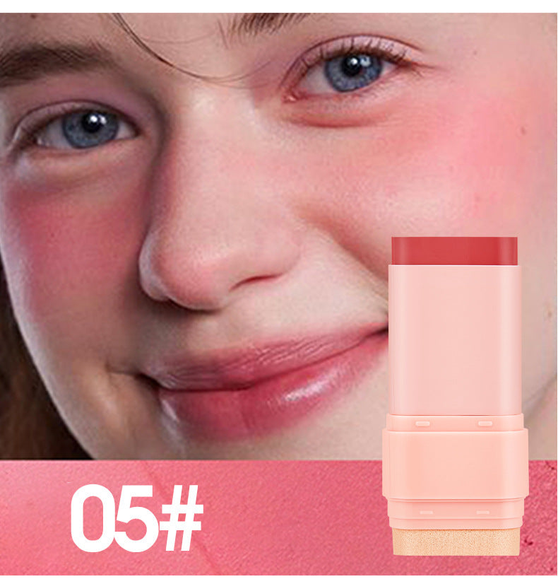 Matte Blush Cream15g Nude Six-Color Waterproof Gradient Blush Cream Version Daily Makeup