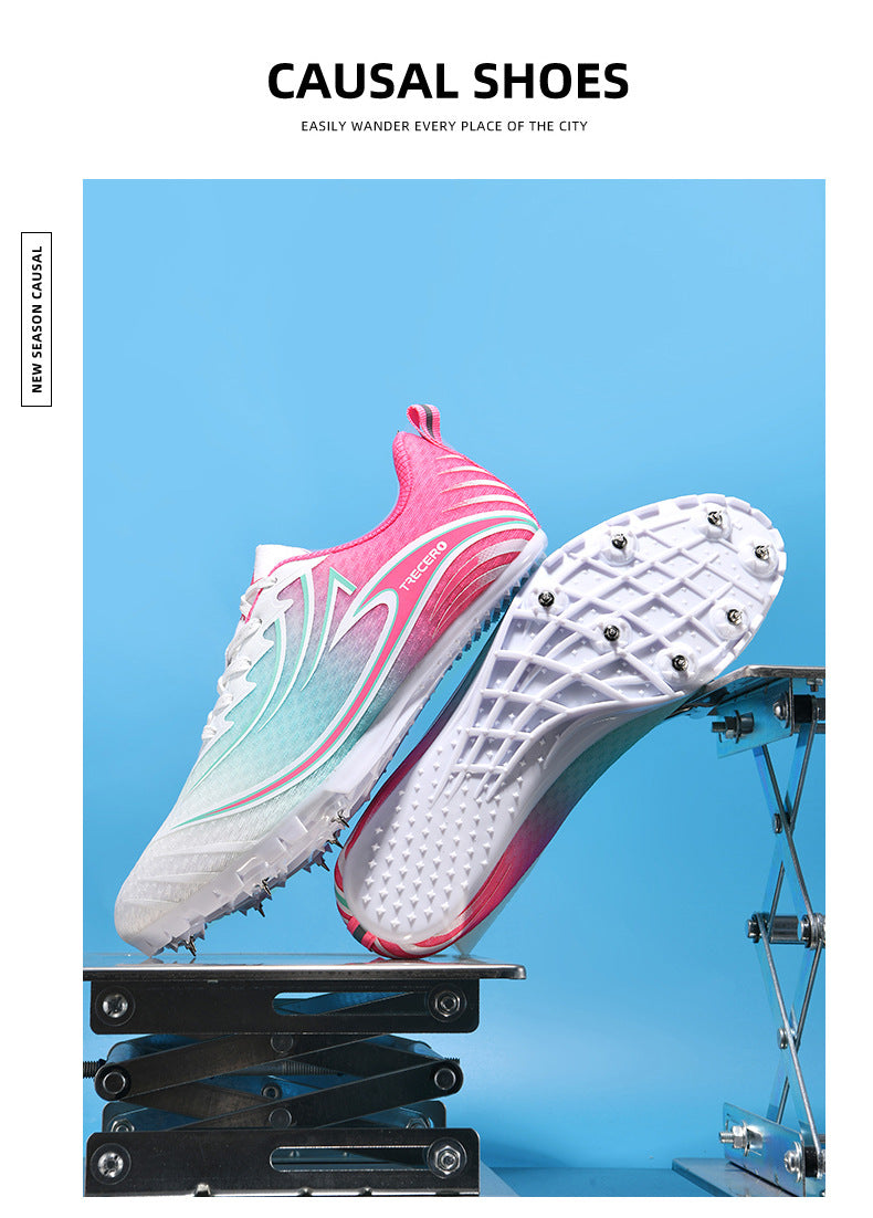 Student Spiked Shoes for Track and Field Short Distance Running Sports100Mikao Competition Special Spike Shoes for Men and Women Sports Shoes