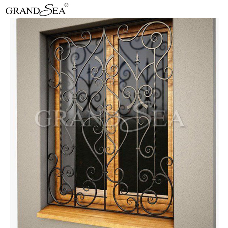 Fashionable Simple Modern Iron Window Grill Design