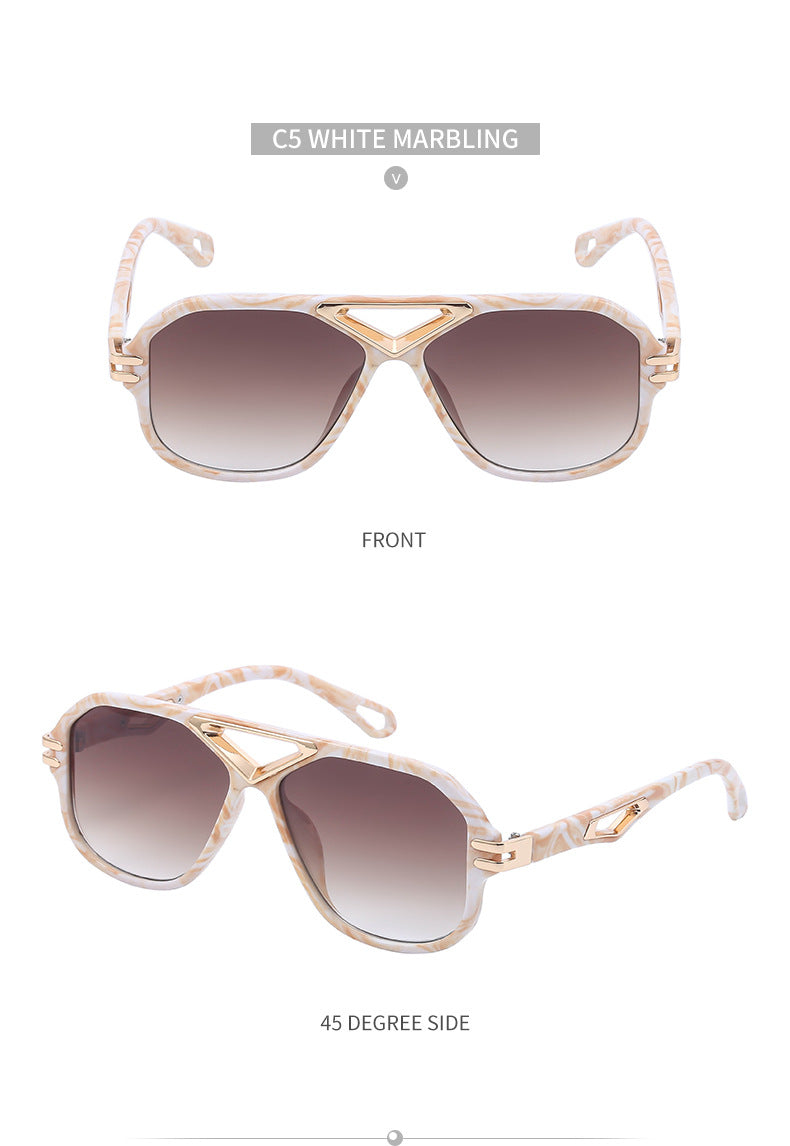 European and American Retro Steampunk Sunglasses for Men High-End Sunglasses Men's Trendy Glasses Wholesale shades