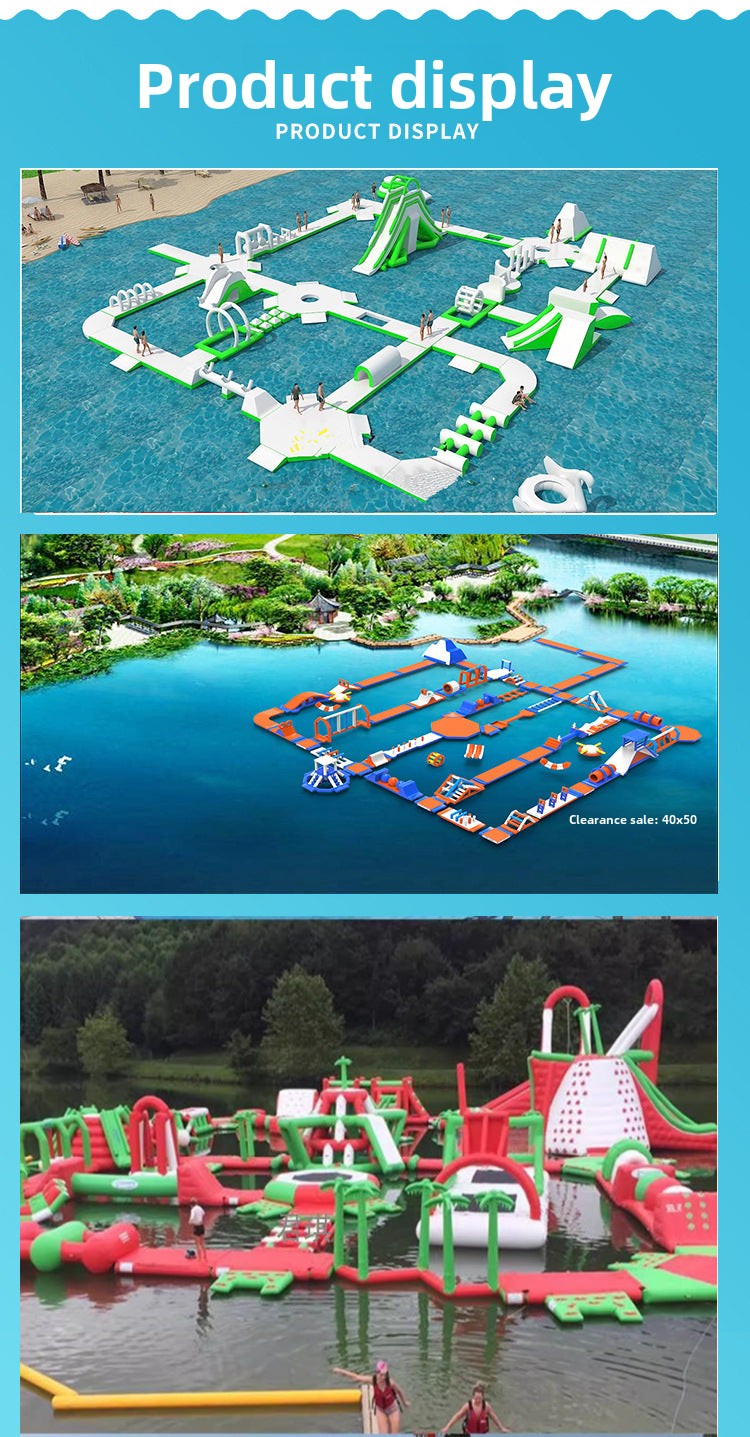 Water Park Obstacle Course Water Challenge Water Park Attractions for Adults and Children Water Park Amusement Park Manufacturer