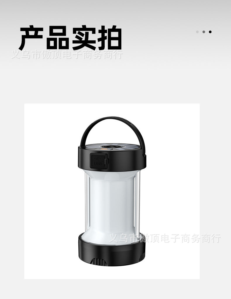 Multifunctional Solar Ultra Bright36LED Hand-cranked Tent Light Outdoor Camping Light Camping Light Power Outage Emergency Lantern