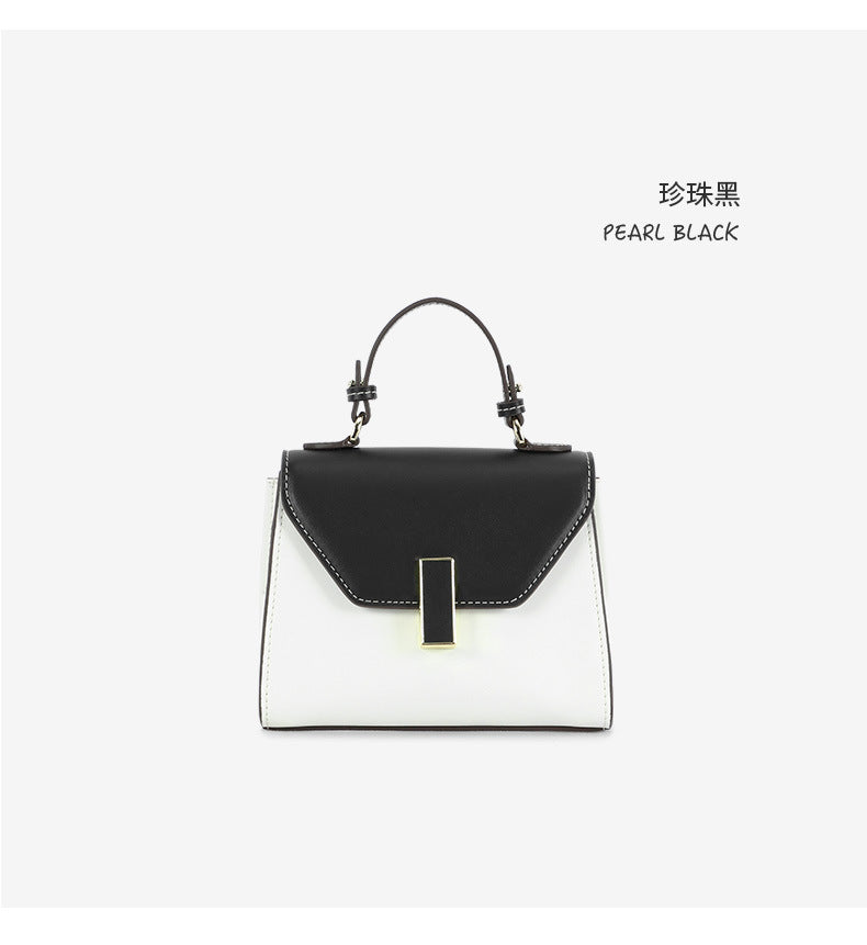 Factory Creative New Women's Bag Fresh Color-Block Handbag Shoulder Bag Elegant Versatile Crossbody Bag
