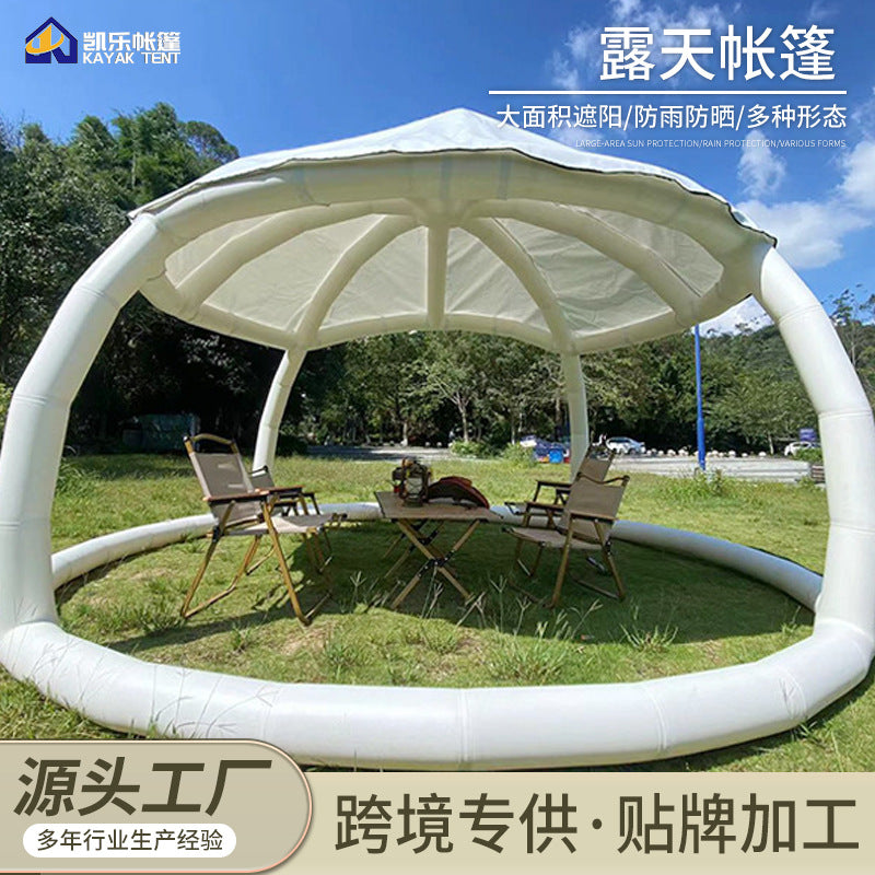 Kaila Outdoor Portable Inflatable Pavilion Round Pavilion Villa Garden Landscape Pavilion Open-air Restaurant Tent
