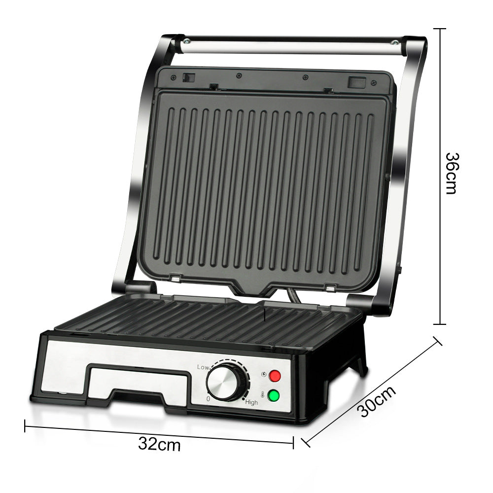 Exclusive for   Home Use Barbecue Sausage Grill Burger Steak Grill Machine Panini Grill Machine Detachable Tray Europe