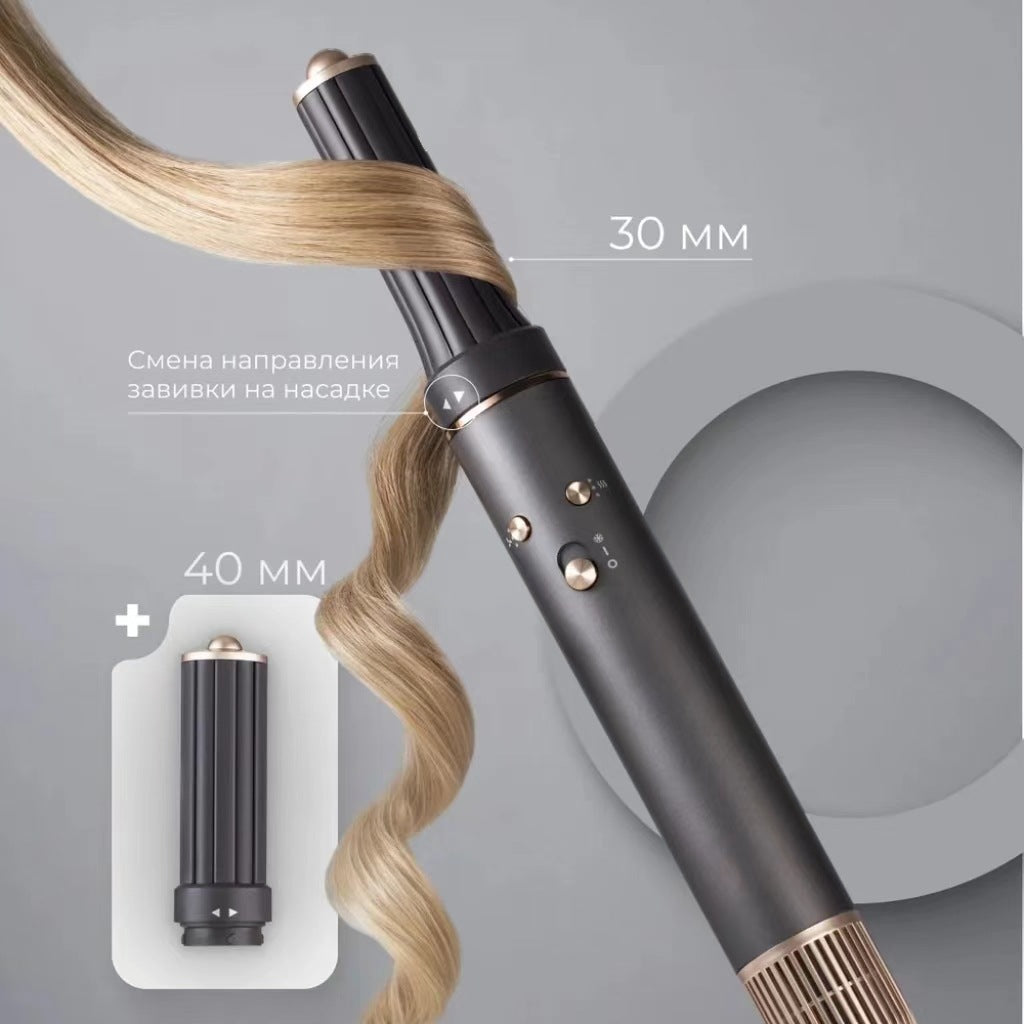ФенMultifunctional 5-in-1 Hot Air Comb Curling Iron Styling High Power High Speed Hair Care Negative Ion Hair Dryer