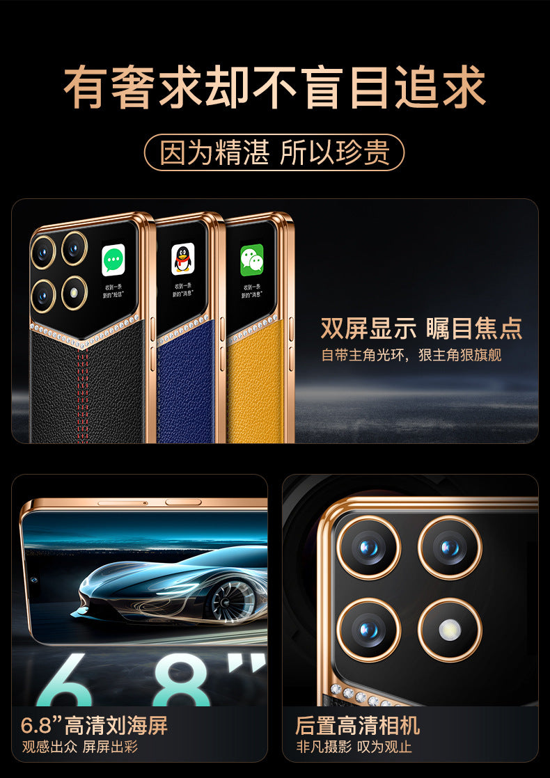 2025New U25Smartphone5G Mobile Phone6.517Inch Water Drop Screen Factory Direct Wholesale