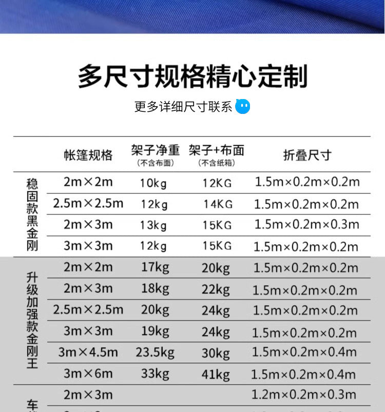 Outdoor Four-Legged Umbrella Tent Cover Thickened Transparent Foldable Telescopic Rain Canopy Four-Corner Sunshade Rainproof Stall Large Umbrella