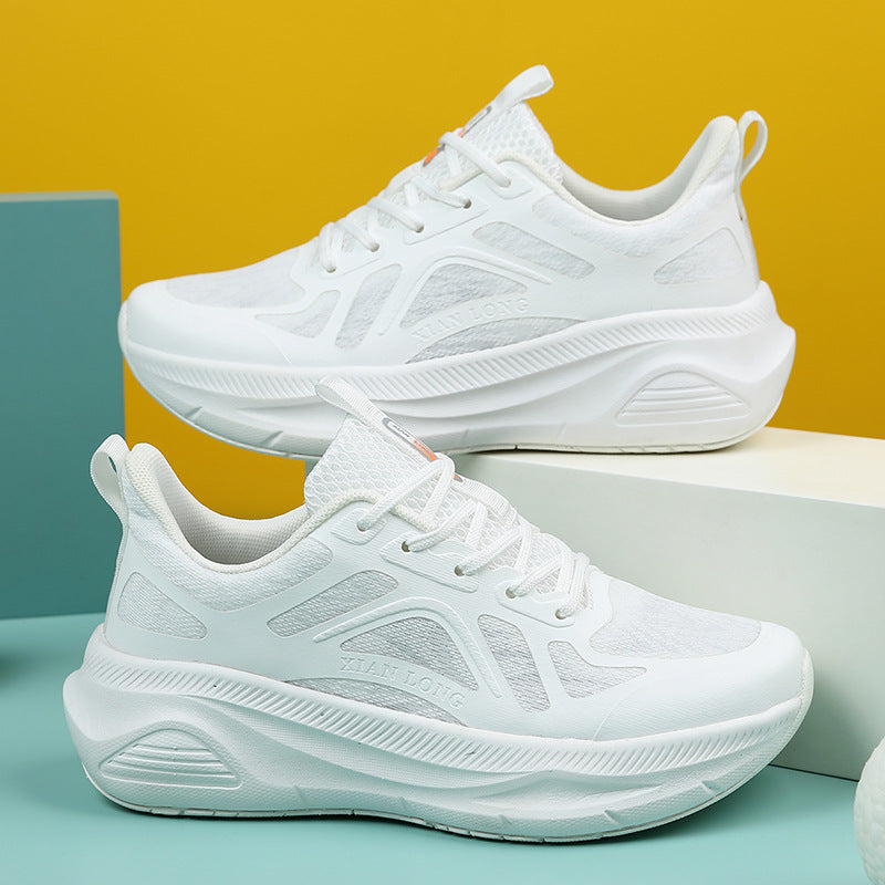 Professional Running Shoes for Men and Women, Spring and Summer New Soft Sole, Lightweight, Shock Absorption, Breathable, Jump Rope, Non-Slip, Marathon Walking Shoes