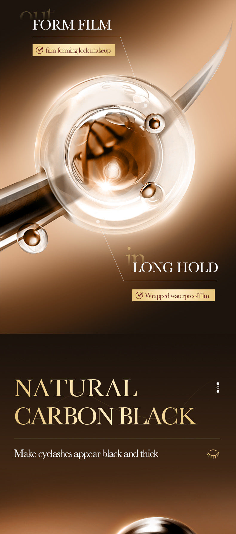 Makeup12g SADOER4D Curling Eyelashes Thick and Long Styling Mascara Cross-Border Foreign Trade Wholesale