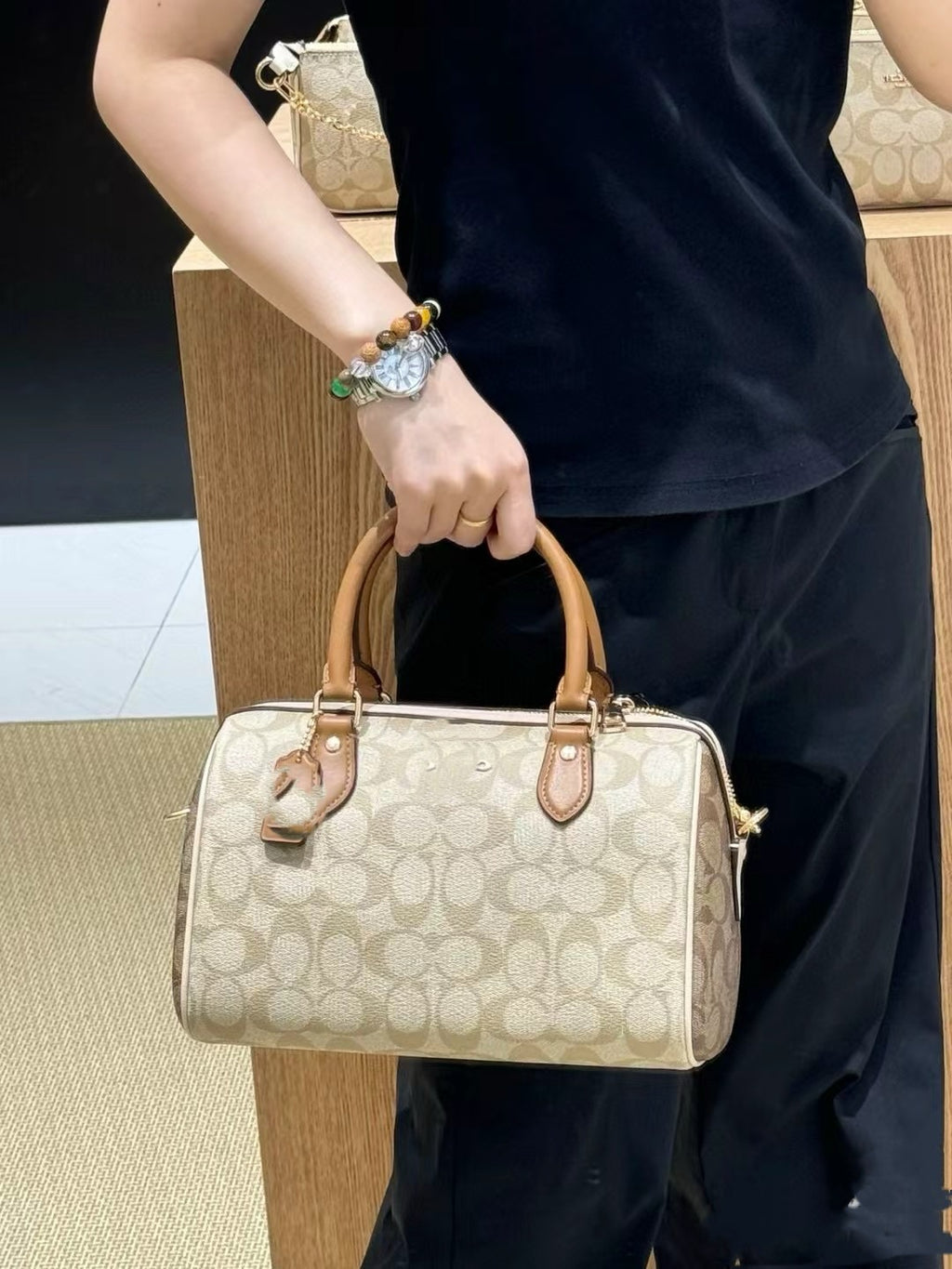 Classic Presbyopic Boston Kuo Family New Model Rowan Pillow bag mini Handbag Classic Presbyopia Crossbody Women's Bag