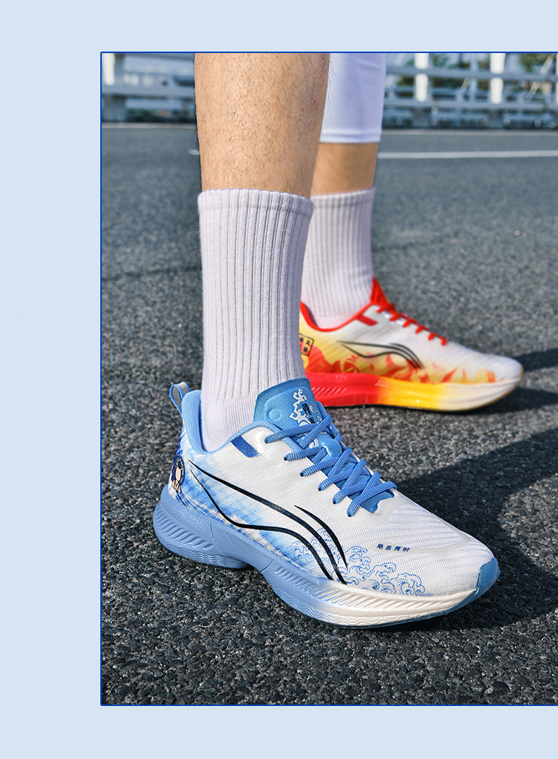 2025Autumn New Parent-Child Nezha Ao Bing Fashion Casual Sports Shoes Popcorn Carbon Plate Lightweight Comfortable Running Shoes