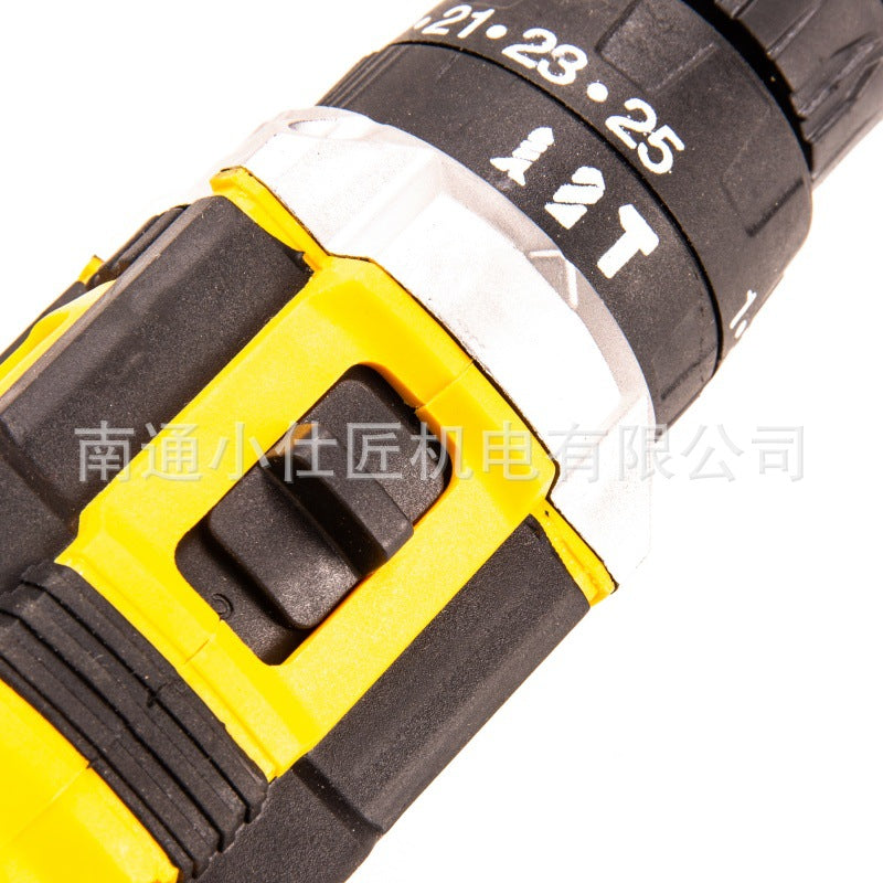 Cross-Border Dropshipping One Battery One Charger Multi-Specification Function Hand Drill Household Drilling Handheld Impact Drill Household