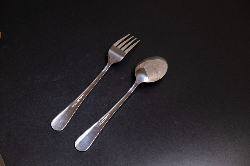 Phoenix Series Knife, Fork, and Spoon Stainless Steel Cutlery Set Five-Piece Retro Relief Pattern Western Steak Knife and Fork