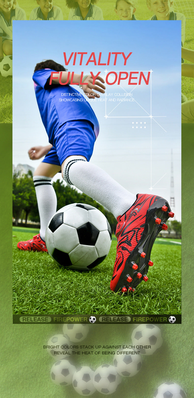 2025New Football Shoes for Men and Women, Medium and Large Children, Students, Long Spike Training Shoes, Youth Grass and Artificial Grass Field Sports