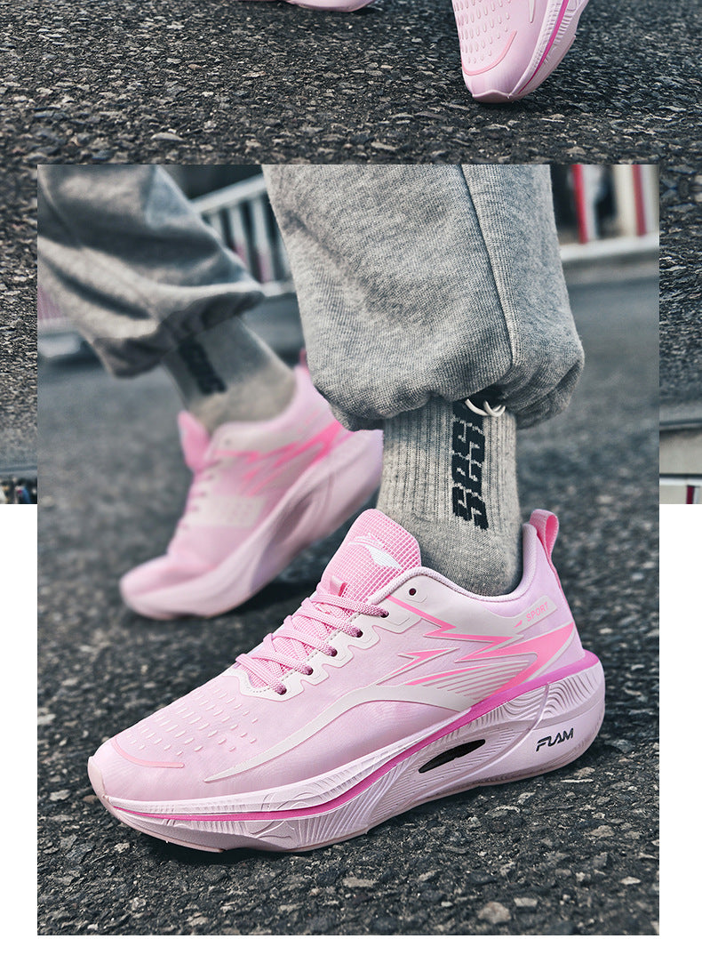 New Feiran Real Explosive Carbon Plate Ultra-light Rebound Couple Running Shoes Youth Non-slip Racing Training Sports Shoes