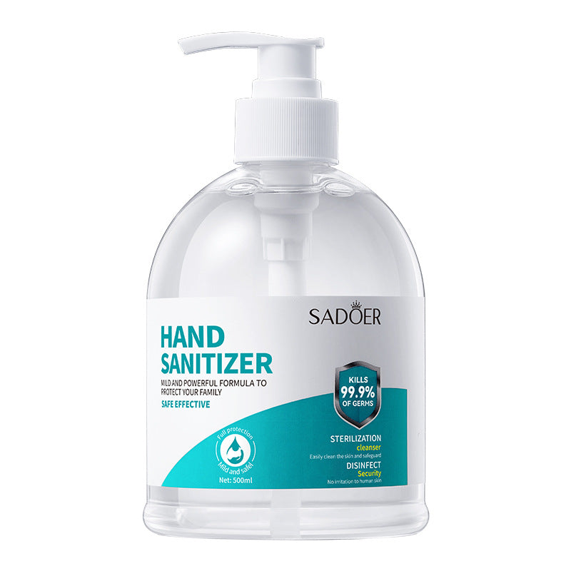 All English Hand Sanitizer500ml SADOER Foam Deep Cleansing Large Capacity  Foreign Trade Wholesale
