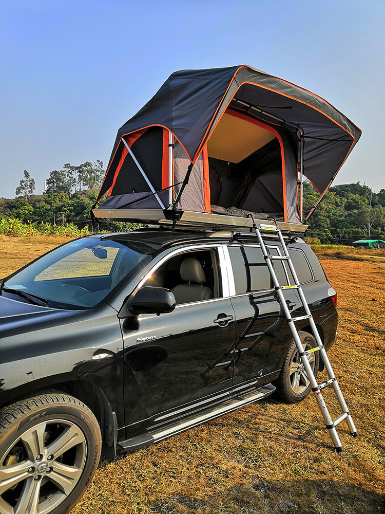 Soft Top Car Roof Tent3-4Fully Automatic Quick-Open Aluminum Alloy Car Tent Outdoor Foldable Camping Gear