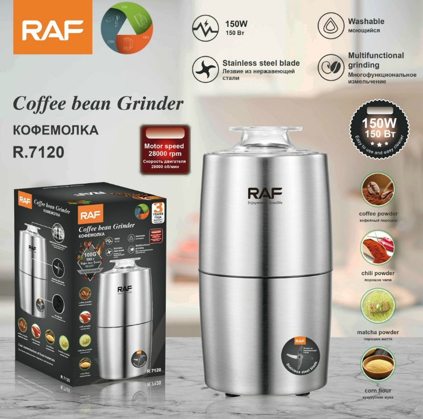Electric Bean Grinder Dry Grinder Lightweight Household Grinding Cup Portable Coffee Bean Grinder