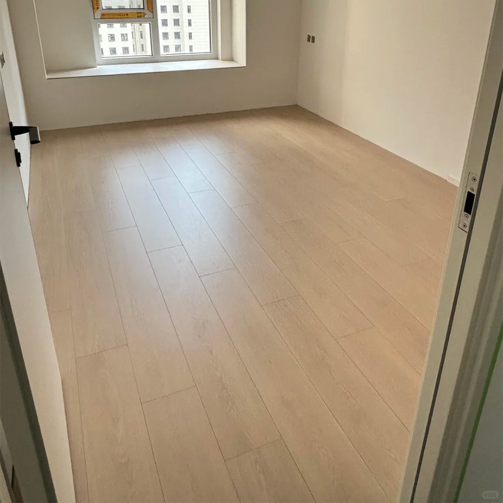 18mm Premium Three-Layer Engineered Ash Hardwood Flooring | Custom Plank for Villas Living Rooms Basements Exterior