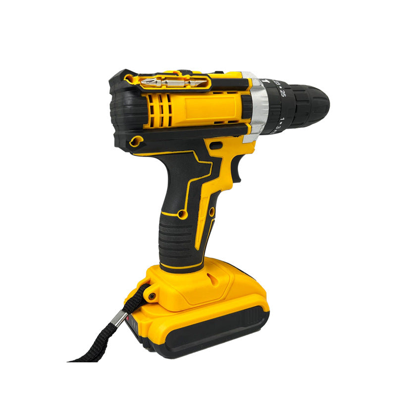 DW High-Power Electric Drill for Home Use, Cordless Drill with Lithium Battery, Multi-Functional Impact Pistol Drill, Electric Drill
