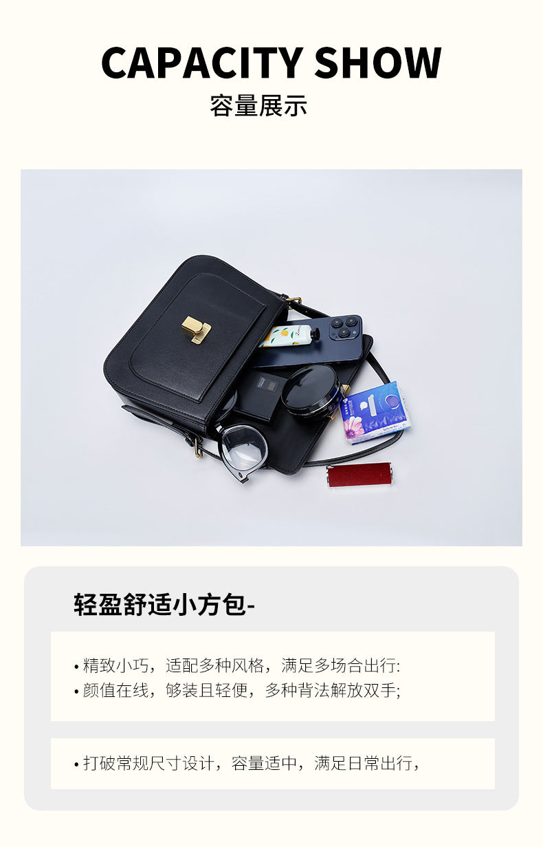 Light Luxury Niche Design Underarm Bag for Women2024Trendy New Spring and Autumn Fashion Tofu Bag Single Shoulder Crossbody Bag